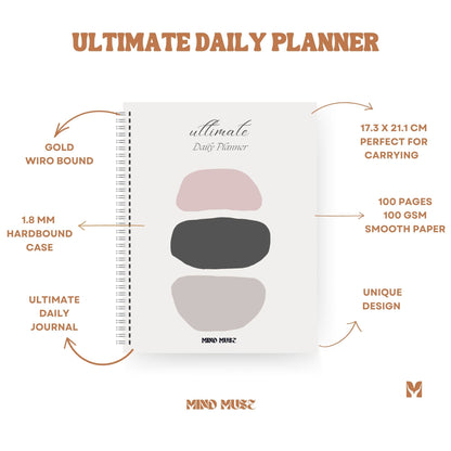 The Ultimate Daily Planner 📅 - Organize Your Day with Purpose & Precision - Balance