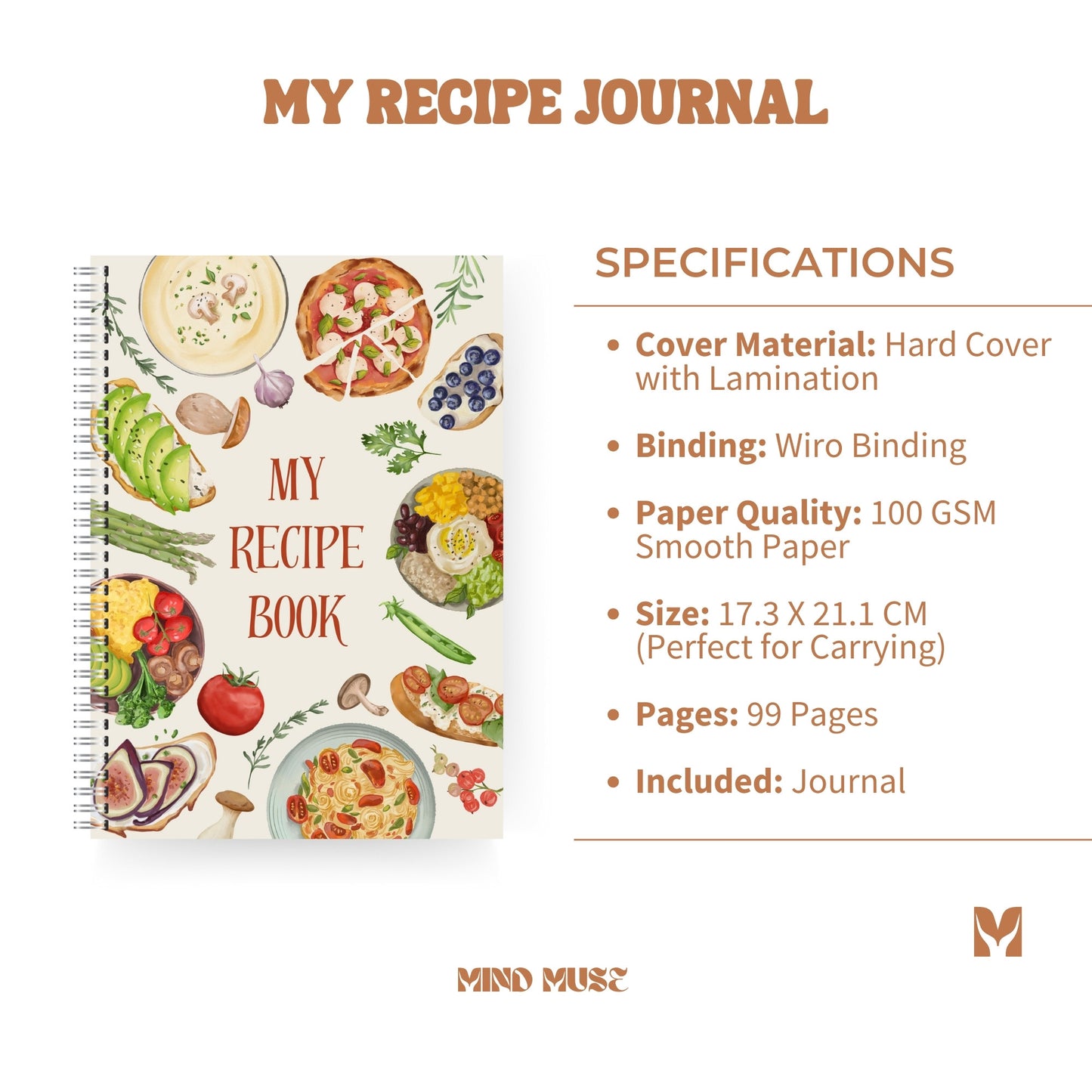 My Recipe Journal 📖 - Your Personal Culinary Companion for Organized Cooking