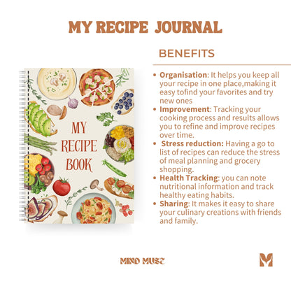 My Recipe Journal 📖 - Your Personal Culinary Companion for Organized Cooking