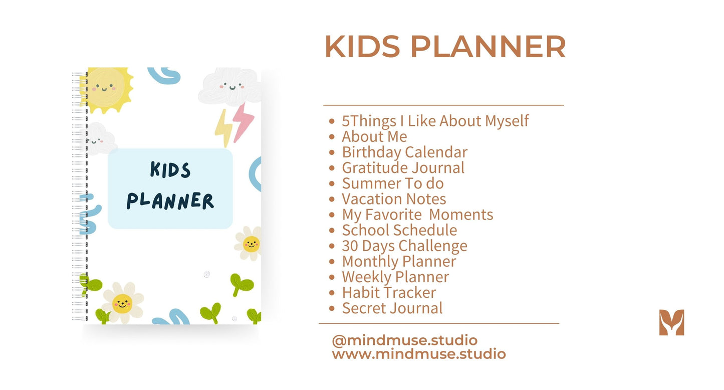 Young Explorers: A Kids Planner for Growing Minds