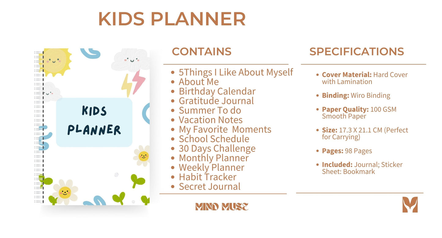 Young Explorers: A Kids Planner for Growing Minds