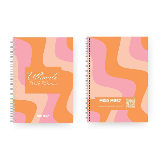 The Ultimate Daily Planner 📅 - Organize Your Day with Purpose & Precision - Vibrant Orange